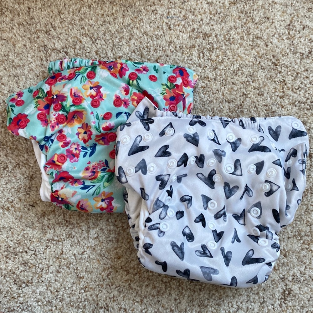 LAST CALL: MOVING Duo of Smart bottom cloth diapers